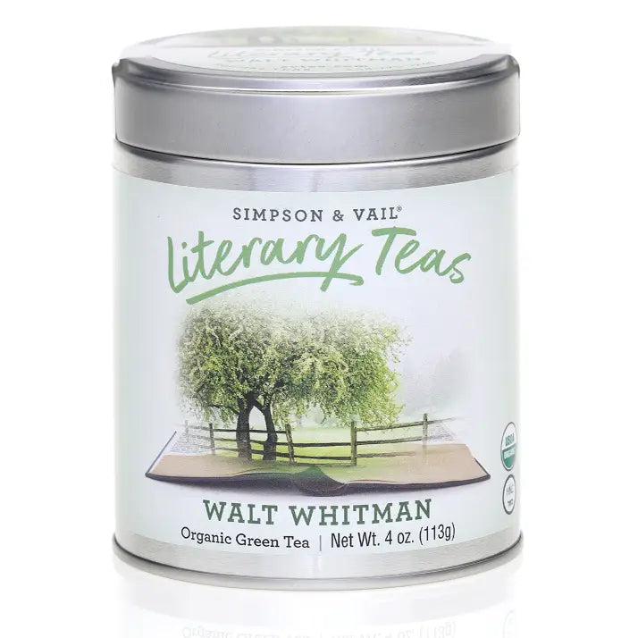 Walt Whitman’s Organic Green Tea, 4oz tin