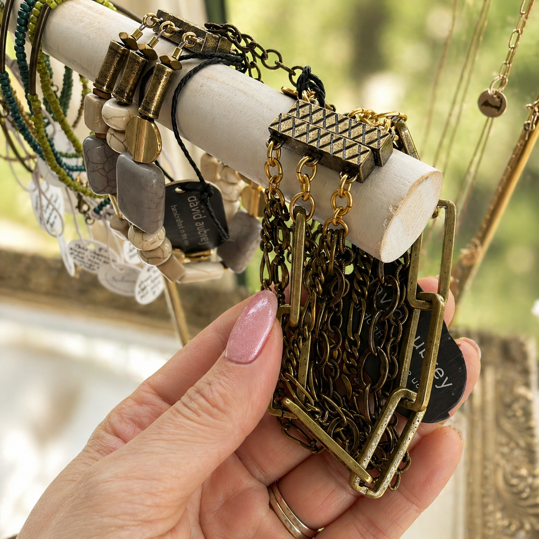 David Aubrey Multi Chain Bracelet