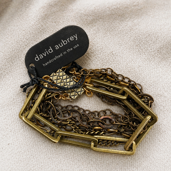 David Aubrey Multi Chain Bracelet