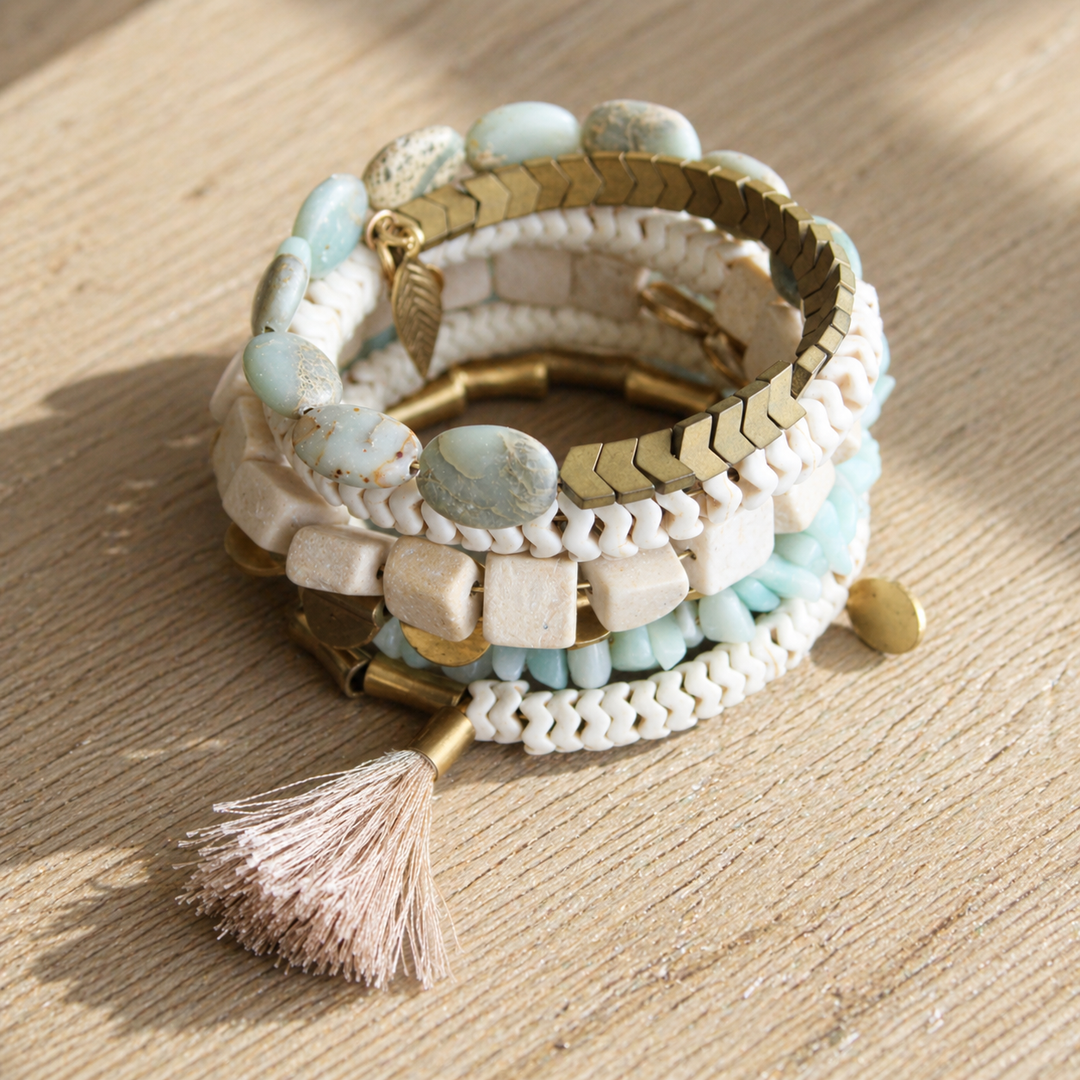 David Aubrey Tassel Wrap Bracelet