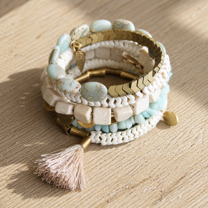 David Aubrey Tassel Wrap Bracelet