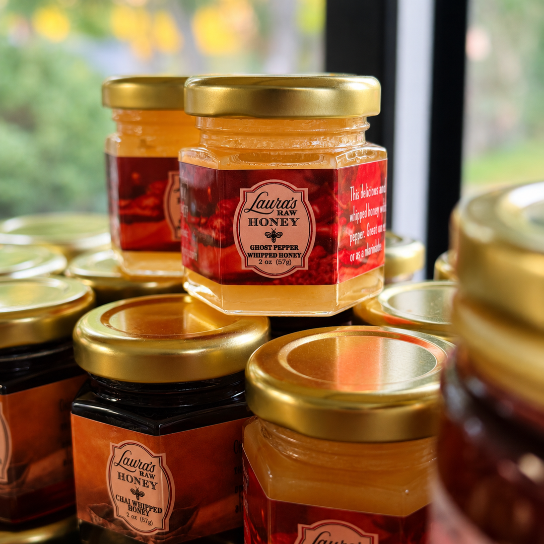 Ghost Pepper Whipped Hot Honey 2oz jar