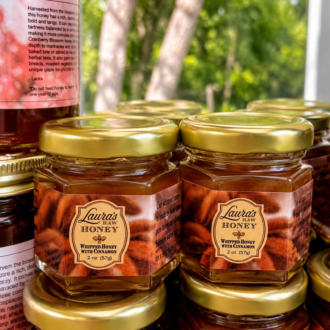 Cinnamon Whipped Honey 2oz jar