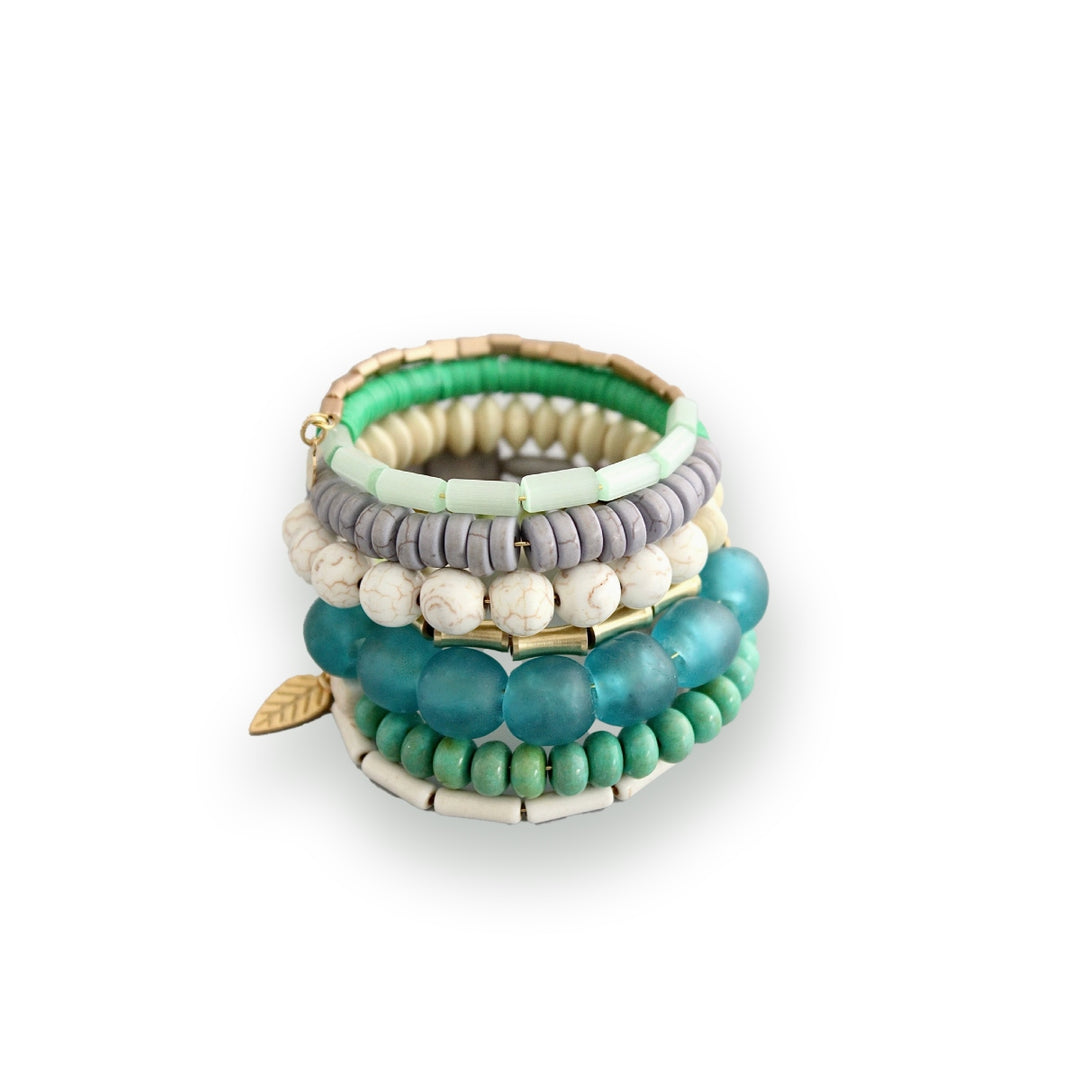 David Aubrey Ocean Inspired Wrap Bracelet