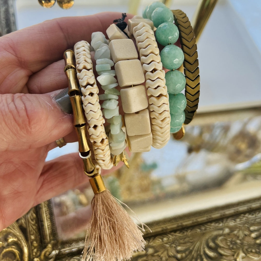 David Aubrey Tassel Wrap Bracelet