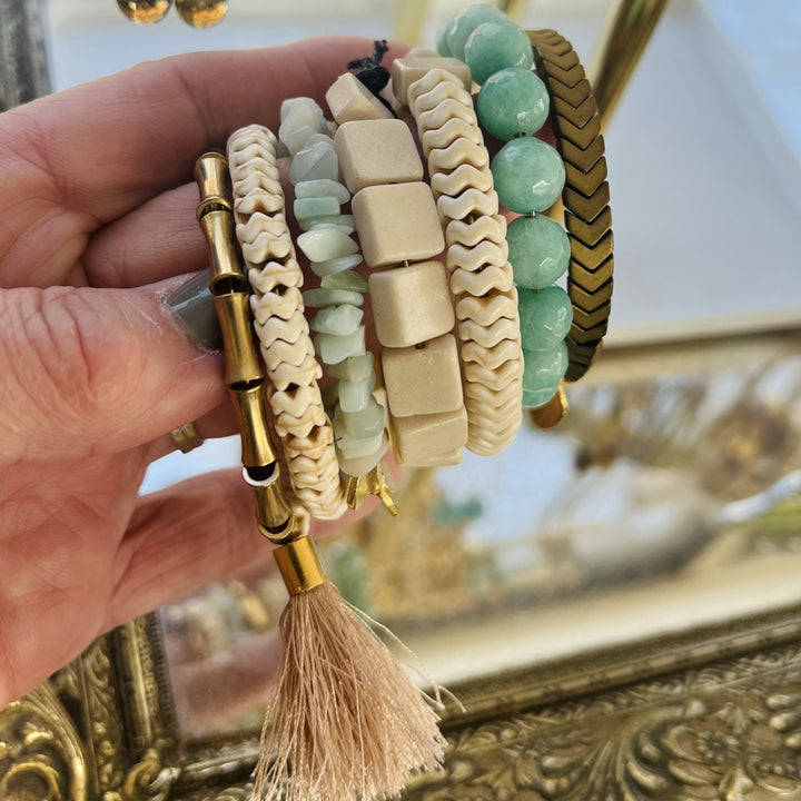 David Aubrey Tassel Wrap Bracelet