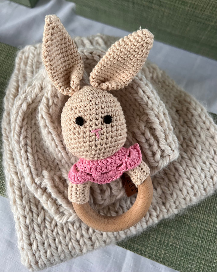 Hand-Crochet Baby Rattles, multiple designs