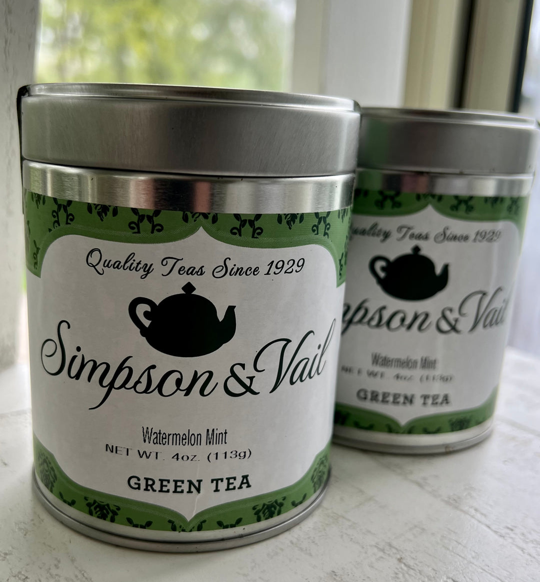 Watermelon Mint Green Tea, 4oz tin