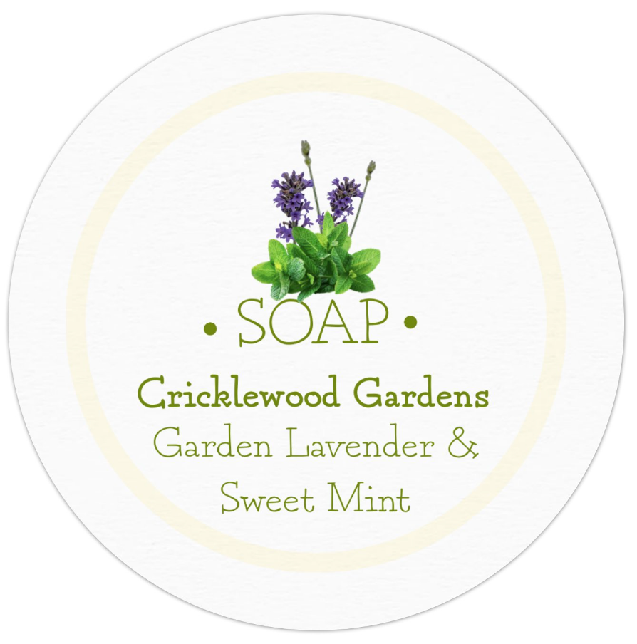 Garden Lavender & Sweet Mint (5/6 oz) Soap Bars