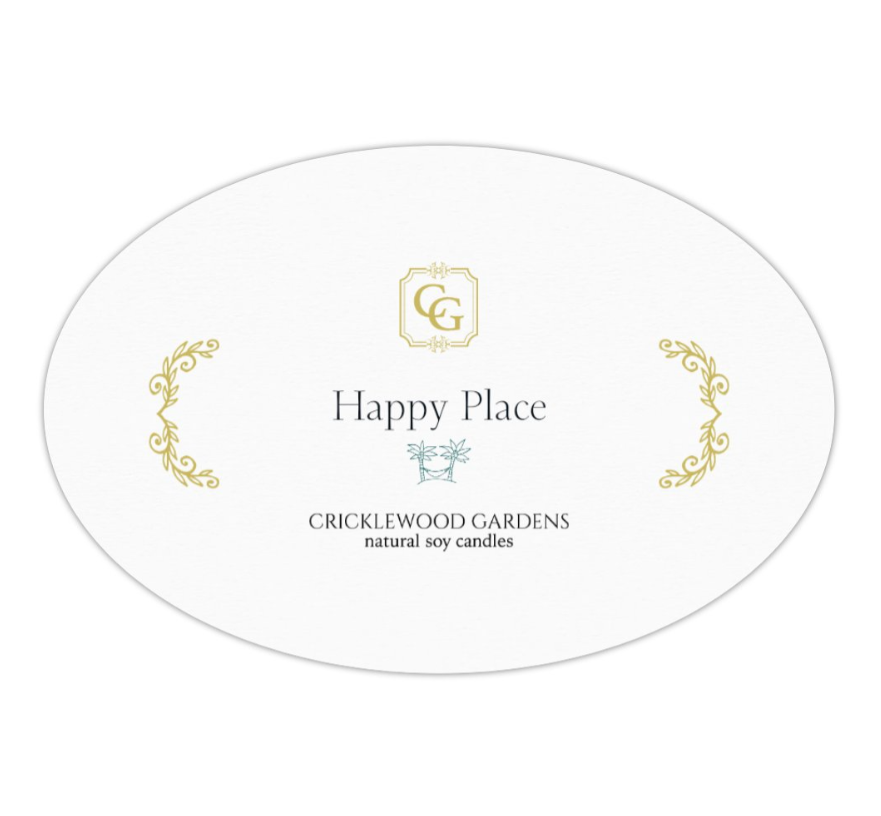 Happy Place Natural Soy Candles, 11oz