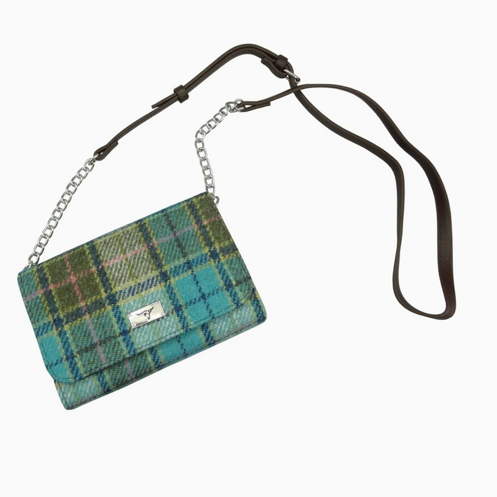 Scottish Harris Tweed Strathy Wallet Shoulder Bags