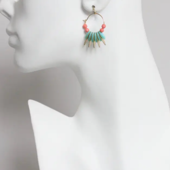 David Aubrey Seaside Hoop Earrings