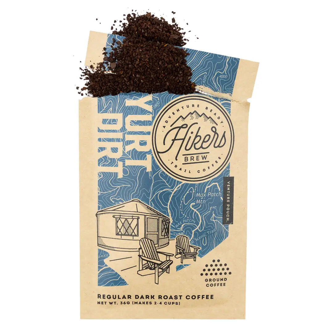 Hikers Brew Coffee - Yurt Dirt, Organic Dark Roast