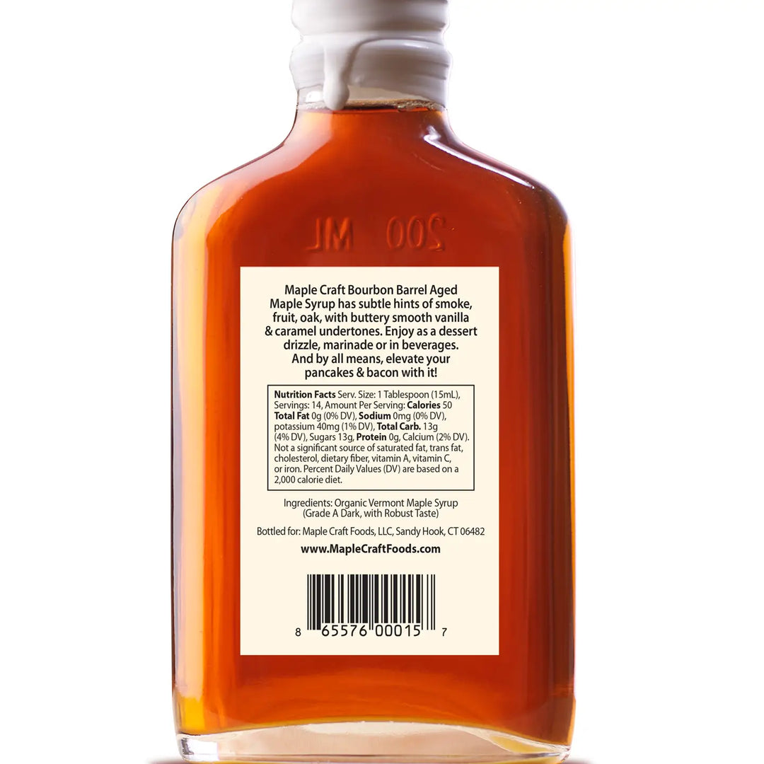 Maple Craft Foods Bourbon Barrel Aged Maple Syrup