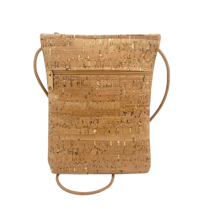 Cork Gold Flecked Cross Body Bag