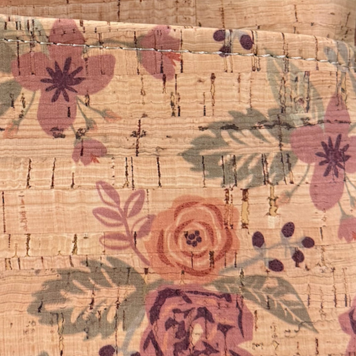 Cork Mini Floral Cross Body Bag