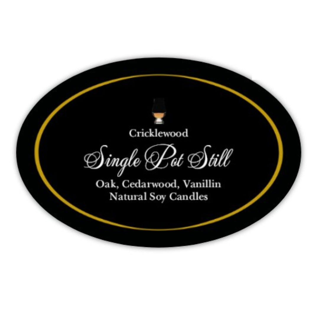 Single Pot Still hand-poured natural soy candles