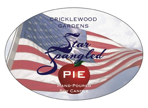 Star Spangled Pie Natural Soy Candles, 11oz