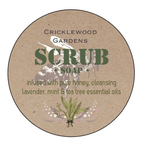 Lavender Mint SCRUB [5/6 oz] Soap Bars