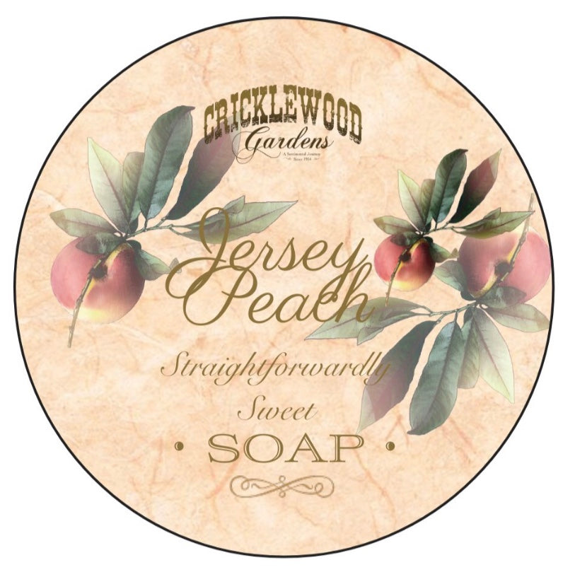 Jersey Peach 3-Pack (5/6 oz) Round Soap Bars