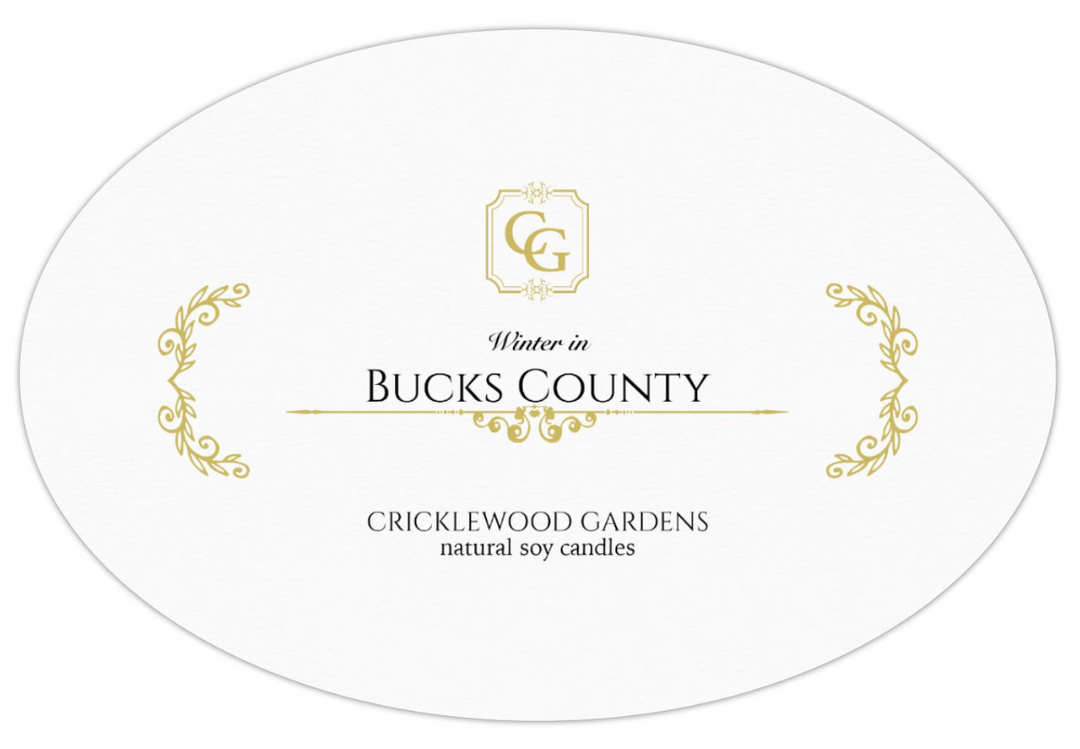 Bucks County Natural Soy Candles 11oz (White Label)