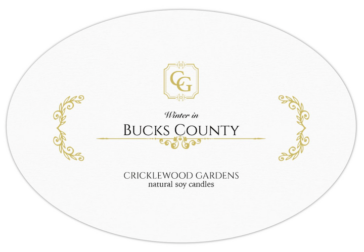 Bucks County Natural Soy Candles 11oz (White Label)