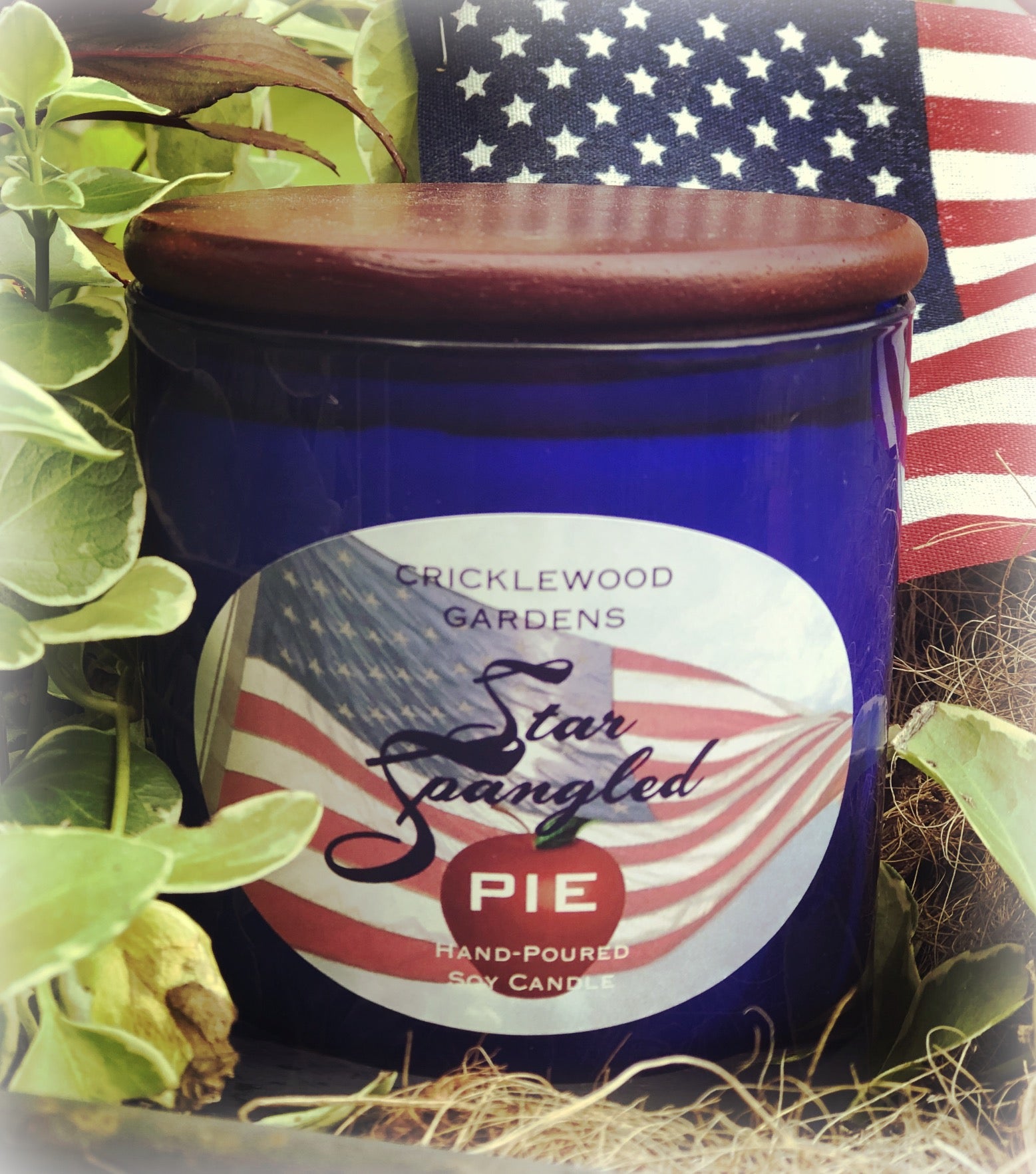 Star Spangled Pie Natural Soy Candles 11oz (White Label)